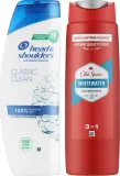 Head & Shoulders Head & Shoulders + Old Spice (shmp/400 мл + sh/gel/400 мл) * - Head and Shoulders + Old Spice набор мужской подарочный: шампунь против перхоти и гель для душа Whitewater 3 в 1 для тела, волос и лица, 2 x 400 мл — фото 2