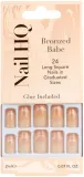 Накладные ногти Nail HQ Square Bronzed Babe Cat Eye Nails «Кошачий глаз», квадратные, 24 шт — фото 1
