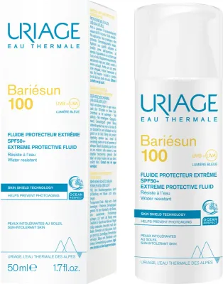 Uriage Bariesun 100 Extreme Protective Fluid флюид солнцезащитный для лица и тела SPF 50+ 50 мл, водостойкий, для светлой кожи