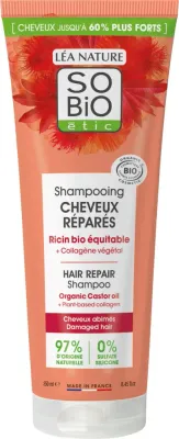Шампунь для повреждённых волос So'Bio Etic Hair Repair Shampoo, 250 мл