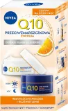 NIVEA Q10 Energy Set набор кремов для лица 2 шт по 50 мл набор с коэнзимом Q10 и витамином C для сияния кожи — фото 1