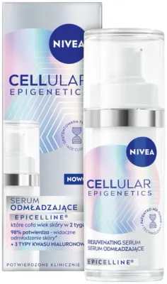 NIVEA Cellular Epigenetics Rejuvenating Serum сыворотка для лица антивозрастная против морщин 30 мл, сыворотка с гиалуроновой кислотой для гладкости кожи