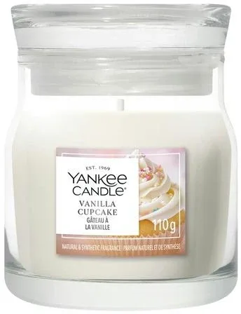 Свеча ароматическая Yankee Candle Vanilla Cupcake в банке, 1 фитиль, 110 г