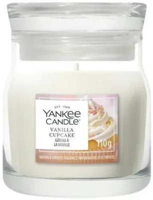 Свеча ароматическая Yankee Candle Vanilla Cupcake в банке, 1 фитиль, 110 г