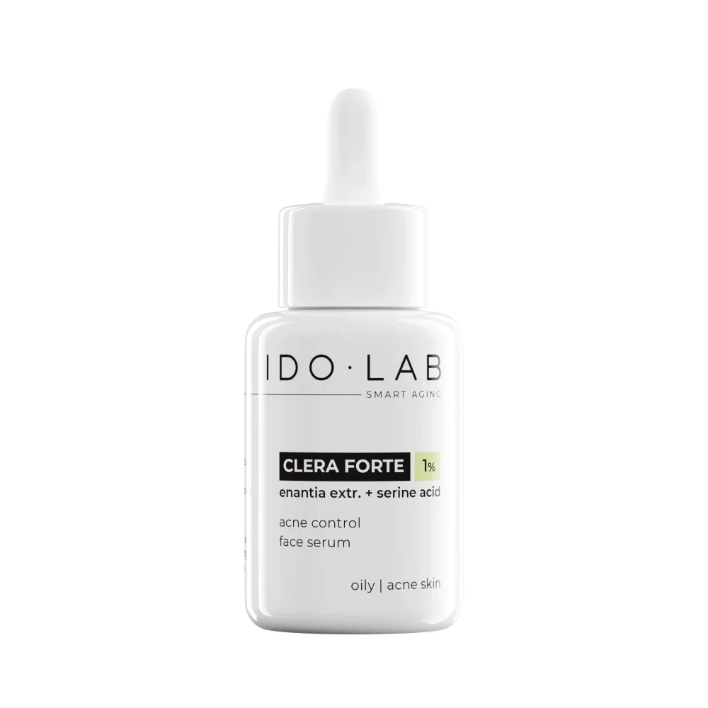 Idolab Clera Forte Acne Control Face Serum сыворотка для жирной кожи с несовершенствами 30 мл, себорегулирующая, матирующая