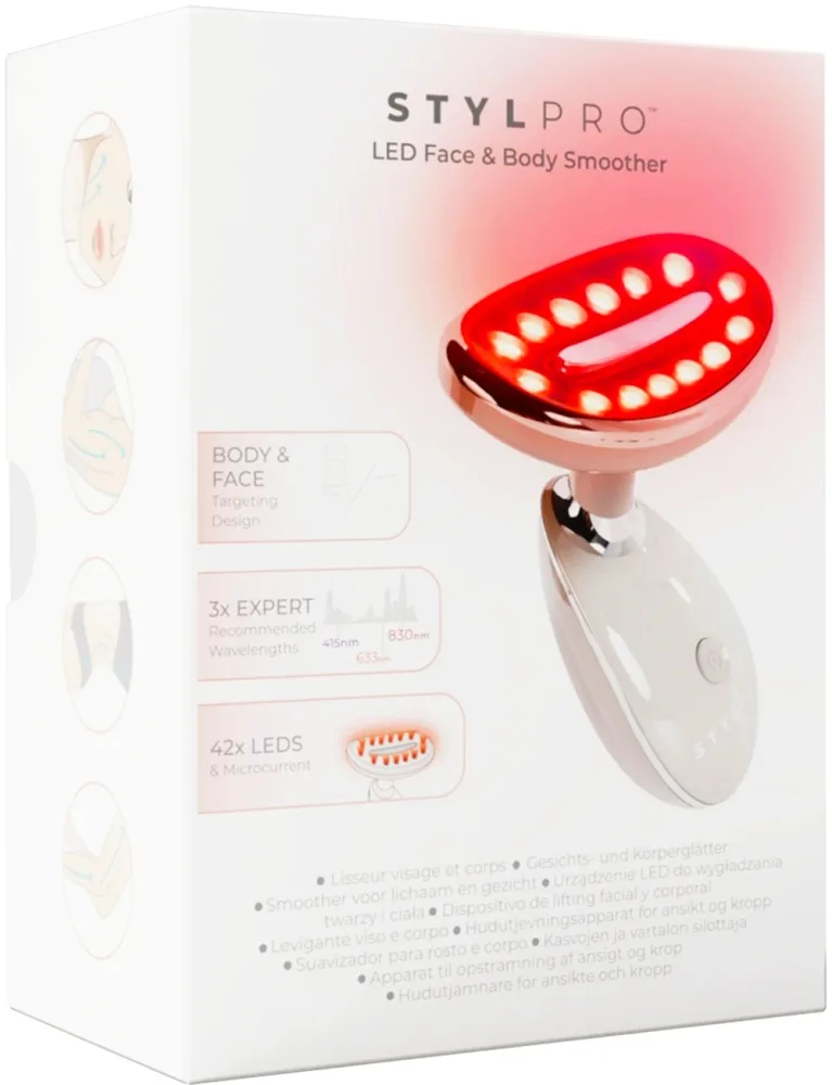 Прибор для ухода за лицом и телом Stylideas Stylpro LED Smoother, светодиодный, 1 шт