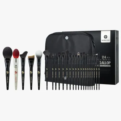 Набор кистей для макияжа Eigshow Beauty Midnight Gallop, 24 шт