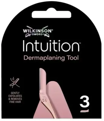 Сменные лезвия для дермапланинга Wilkinson Sword Intuition Dermaplaning Tool, 3 шт