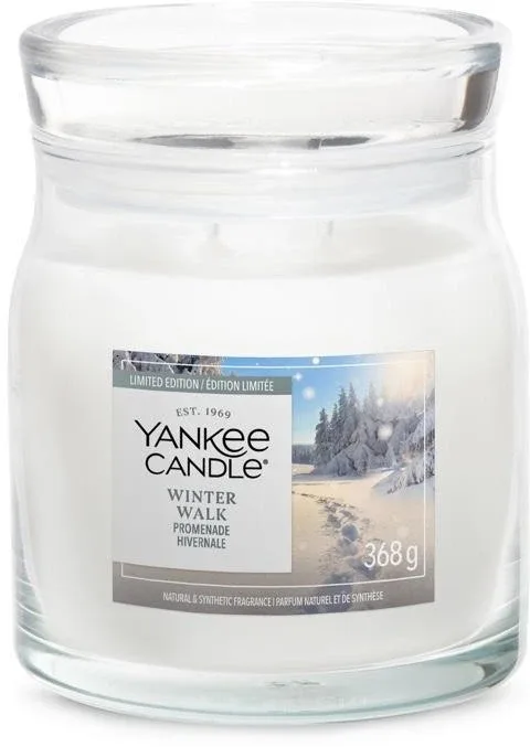 Ароматическая свеча в банке Yankee Candle Signature Winter Walk, 2 фитиля, 368 г / 567 г