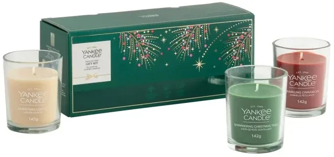 Подарочный набор свечей Yankee Candle Timeless Trio Gift Set, 3 свечи, 3 x 142 г