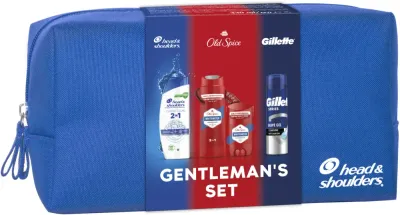 Head & Shoulders Head & Shoulders + Old Spice + Gillette * - Head and Shoulders + Old Spice + Gillette Fresh Essentials мужской набор: шампунь, гель для душа и средства Gillette, 5 продуктов