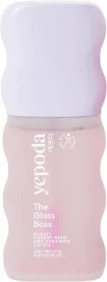 Масло для губ Yepoda The Gloss Boss с маслом косточек вишни и Ceramide NP, 10 мл