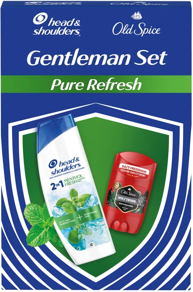Head & Shoulders Head & Shoulders + Old Spice Gentleman Set (shm/400 мл + deo/50 мл) - Набор Head + Shoulders + Old Spice Gentleman Set: шампунь 400 мл и дезодорант 50 мл