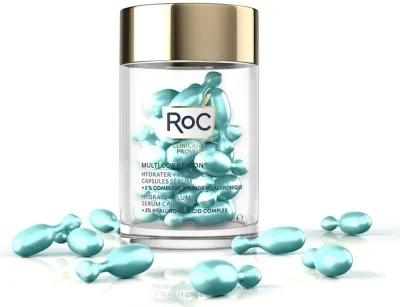 RoC Multi Correxion Hydra+ Capsules Serum сыворотка для лица в капсулах с гиалуроновой кислотой, 30 шт., увлажняющая