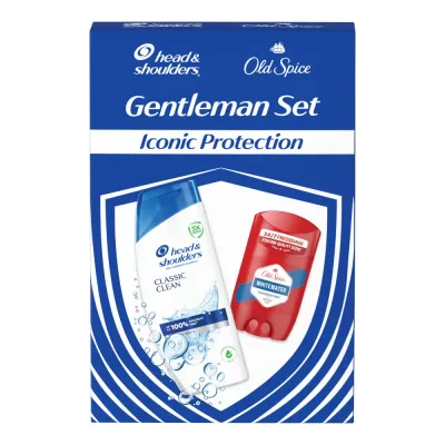 Head & Shoulders Head & Shoulders + Old Spice Gentleman Set (shm/400 мл + deo/50 мл) - Набор Head + Shoulders + Old Spice Gentleman Set: шампунь 400 мл и дезодорант 50 мл, арт. C01983727