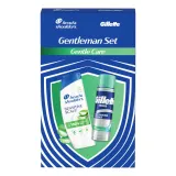 Head & Shoulders Head & Shoulders + Gillette Gentleman Set (shm/400 мл + shave/gel/200 мл) - Набор Head + Shoulders + Gillette Gentleman Set: шампунь 400 мл и гель для бритья 200 мл — фото 1