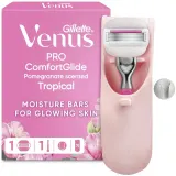 Дорожный набор для бритья Gillette Venus Shave Travel Set: бритва, лезвия и чехол, по 1 шт — фото 2