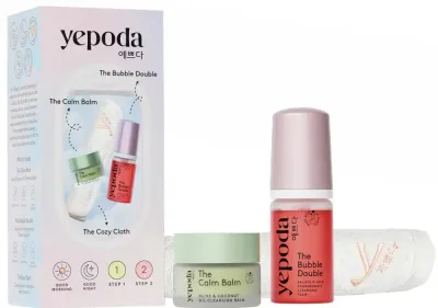 Набор миниатюр для очищения лица Yepoda Cleanse The Mini Cleansing Duo