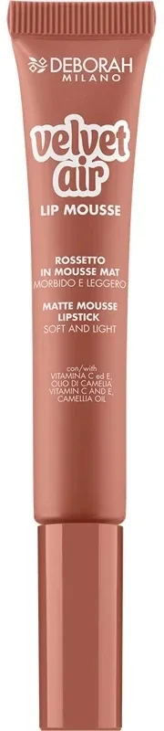 Помада-мусс для губ Deborah Velvet Air Lip Mousse, матовая, 12 мл, оттенок 06 - Velvet Hibiscus