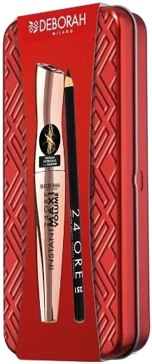Deborah Milano Kit Natale 01 набор для макияжа глаз: тушь для ресниц 12 мл и карандаш 1.5 г подарочный