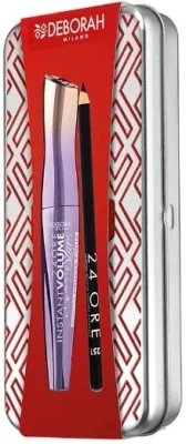 Deborah Milano Kit Natale 02 набор: тушь для ресниц 12 мл и карандаш 1.5 г, подарочный набор для макияжа глаз