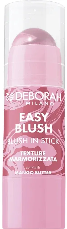 Румяна в стике Deborah Easy Blush In Stick, для щёк, 5 г, оттенок 01 - Rose