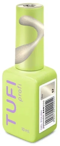 Гель-лак для ногтей Tufi Profi Champagne Cat Eye с эффектом «кошачий глаз», 10 мл, оттенок 61 - Rose