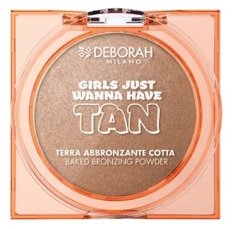 Бронзер для лица Deborah Baked Bronzer, запечённый, 18 г, оттенок 01 - Light