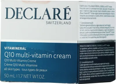 Declare Men Vitamineral Q10 Multi-Vitamin Cream крем для лица мужской с коэнзимом Q10 и витаминами 50 мл, увлажняющий мультивитаминный крем для мужчин