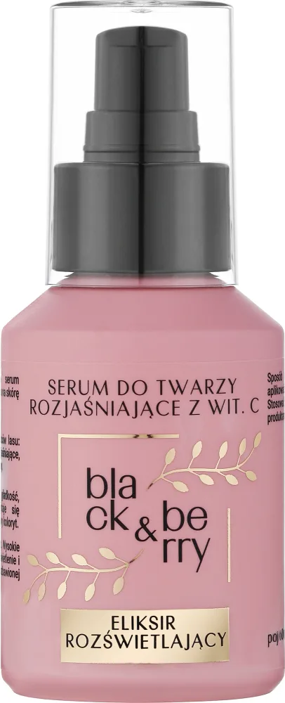 E-Fiore Black and Berry Face Serum сыворотка для лица осветляющая с витамином C, для сухой и зрелой кожи, с ягодными маслами, 60 мл
