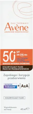 Avene Eau Thermale Anti-Pigmentation Fluid солнцезащитный флюид для лица против пигментных пятен SPF50+, лёгкий, для чувствительной кожи, 40 мл