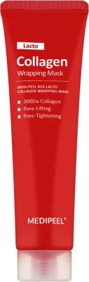 MEDIPEEL Red Lacto Collagen Wrapping Mask маска-плёнка для лица с коллагеном и лактобактериями очищающая для пор 70 мл