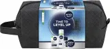 Набор NIVEA MEN Time to Level up: дезодорант 50 мл, пена для бритья 200 мл, крем 75 мл, лосьон после бритья 100 мл, сумка — фото 1