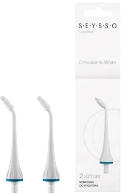 Насадки для ирригатора SEYSSO Medica Orthodontic White ортодонтические, белые, 2 шт