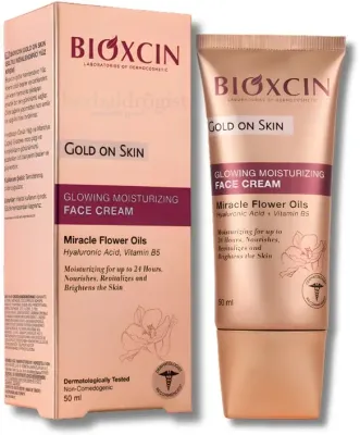 Крем для лица Bioxcin Gold On Skin Glowing Moisturizing Face Cream увлажняющий