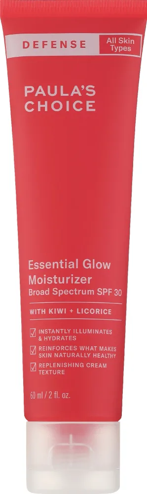 Paula's Choice Defense Essential Glow Moisturizer SPF 30 крем для лица дневной увлажняющий с минеральными фильтрами и антиоксидантами 60 мл
