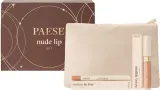 Paese Nude Lip Set набор для губ: карандаш для губ 0.6 г, блеск для губ 4.5 мл, косметичка, нюдовый макияж губ — фото 1