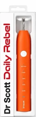 Электрическая зубная щётка Dr. Scott Daily Rebel Toothbrush, оранжевая, 1 шт