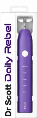 Электрическая зубная щётка Dr. Scott Daily Rebel Toothbrush, фиолетовая, 1 шт