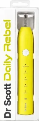 Электрическая зубная щётка Dr. Scott Daily Rebel Toothbrush, жёлтая, 1 шт