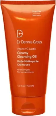 Очищающее масло для лица Dr Dennis Gross Vitamin C Lactic Creamy Cleansing Oil с витамином C, 177 мл
