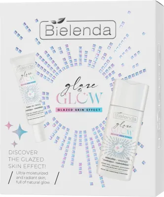Набор для лица Bielenda Glaze и Glow Glazed Skin Effect: молочко-эссенция 120 мл и крем 50 мл