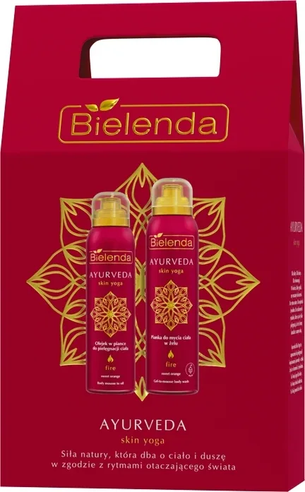 Набор для тела Bielenda Ayurveda Skin Yoga Fire «Огонь»: пена для тела 150 мл и масло для тела 150 мл