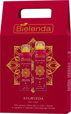 Набор для тела Bielenda Ayurveda Skin Yoga Fire «Огонь»: пена для тела 150 мл и масло для тела 150 мл