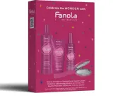 Набор для волос Fanola Wonder Box Color Locker: шампунь 350 мл, крем 200 мл, спрей 195 мл и зеркало — фото 1