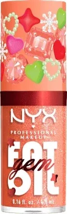 Блеск-масло для губ NYX Professional Makeup Xmas Fat Oil Gem, 4,8 мл, оттенок Cacao Gem