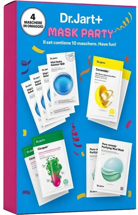 Набор для ухода за лицом Dr. Jart+ Mask Party Set, 10 продуктов