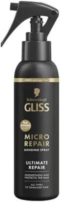 Спрей для волос Gliss Micro-Repair Bonding Spray термозащитный, для повреждённых волос, 150 мл
