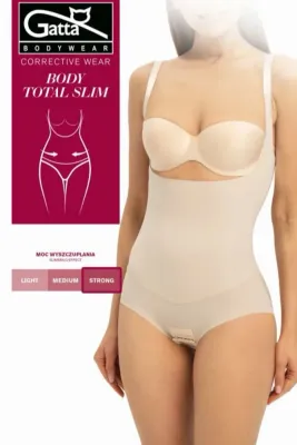 Боди моделирующее Gatta Body Total Slim, бежевое