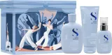 Подарочный набор для волос Alfaparf Semi di Lino Density Holiday Gift Set: шампунь, кондиционер, крем для волос — фото 1